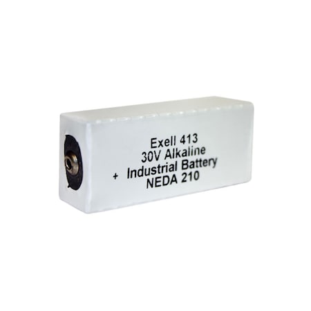 Exell Battery 413A Alkaline 30V Battery NEDA 210, 20F20, BLR123 ER413 413A
